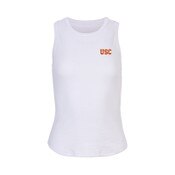 USC Trojans Women's White Adrienne Sleep Tank